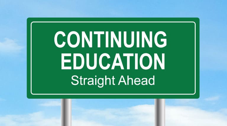 Continuing Education Straight Ahead