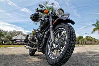 Black scrambler motorcycle, New York Motorcycle insurance